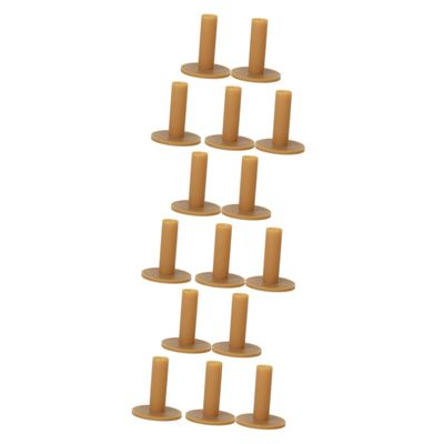 HANABASS 3sets 60mm Rubber Tees Winter Golf Tees for Men Hard Ground Golf Bulk Pack 5pcs*3