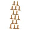 HANABASS 3sets 60mm Rubber Tees Winter Golf Tees for Men Hard Ground Golf Bulk Pack 5pcs*3 view 1