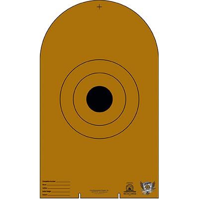 100 Pk, Official NRA Ap-1 Cardboard Target Featuring Printed Scoring Lines in Place of Perforations Mounting Holes to Work with Many of Turning Systems Die Cut Target&No Rectangle