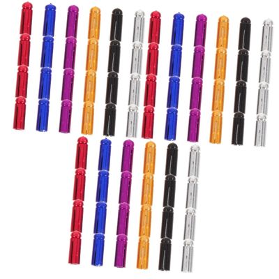 BESPORTBLE 72pcs Aluminum Alloy Wing Corrector Flight Protectors Dart Board Darts Portable Protectors Game Supplies Flights Parts