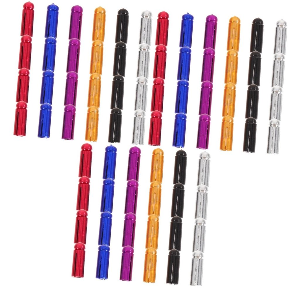 BESPORTBLE 72pcs Aluminum Alloy Wing Corrector Flight Protectors Dart Board Darts Portable Protectors Game Supplies Flights Parts