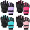 Hicarer 4 Pairs Winter Gloves for Kids Waterproof Snow Ski Gloves Girls Boys Warm Unisex Youth Clothes for Cold Weather(Light Purple, Blue Green, Light Pink, Rose Red,10-15 Years Old) view 1
