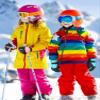Hicarer 4 Pairs Winter Gloves for Kids Waterproof Snow Ski Gloves Girls Boys Warm Unisex Youth Clothes for Cold Weather(Light Purple, Blue Green, Light Pink, Rose Red,10-15 Years Old) view 4