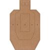 24 Pk, Ipsc/Uspsa Cardboard Torso Target White On One Side and Brown On The Reverse Size: 18" X 30" view 1