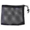 Ball Drawstring Bag,Portable Nylon Mesh Balls Holder Storage Pouch Accessory Black (M)