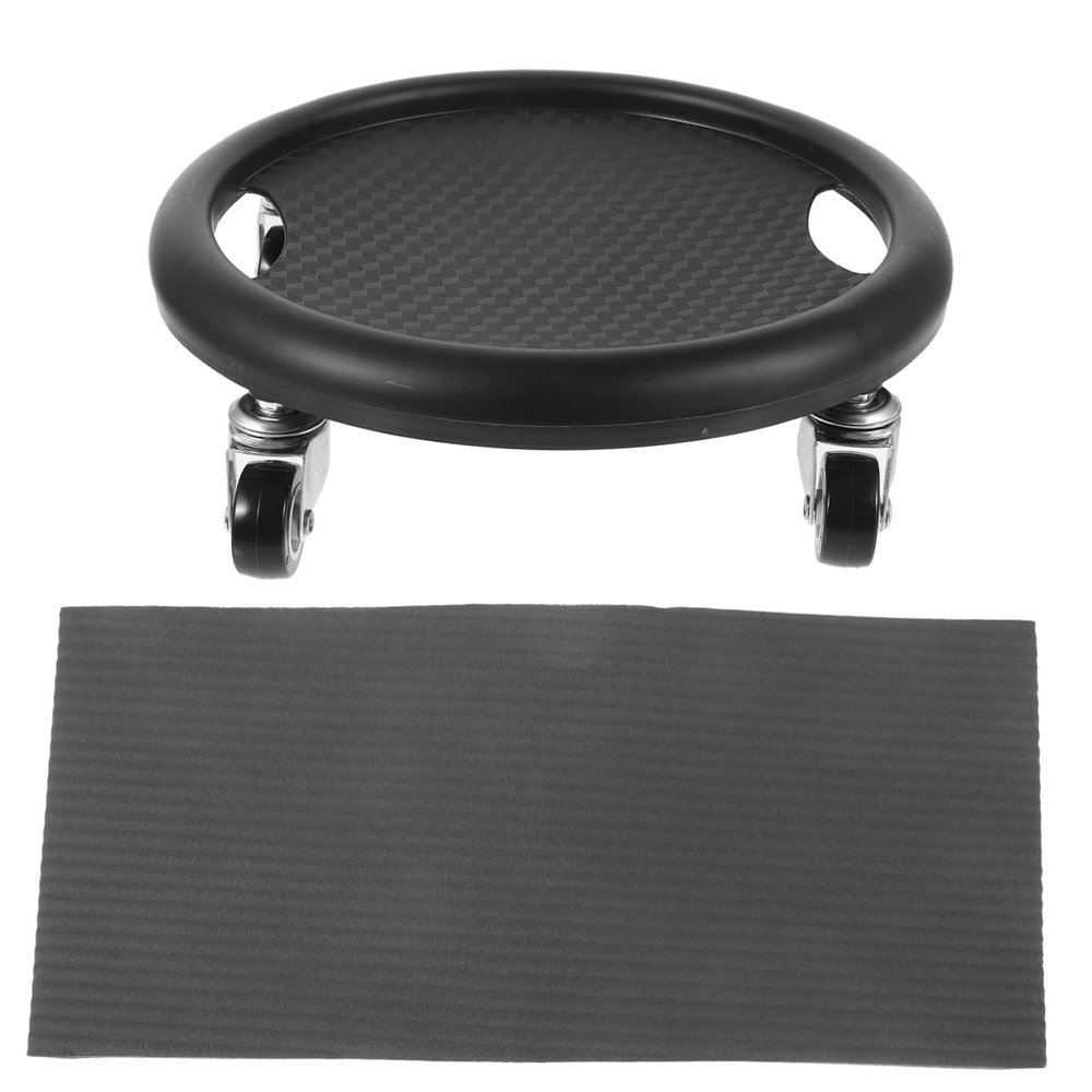 Yardwe Abdominal Exercise Sliding Disc Fitness Equipment with Knee Cushion Non-slip Surface Portable and Easy to Clean for Home Workouts and Gym Training