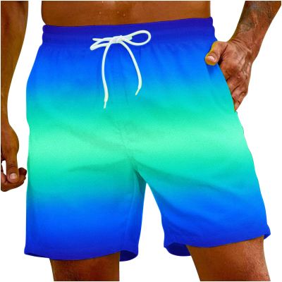 prime today only Swimming Trunks for Men Drawstring Color Block Elastic Waist Bathing Suits Hawaiian Beach Shorts With Pockets 5 inch swim trunks Multicolor M