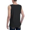 Small Dick Big Dreams Tank Top Shirts Athletic Tops Casual Crewneck Sleeveless T-Shirts for Mens Black view 3