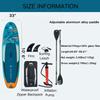10' 6" Inflatable Stand Up Paddle Boards, Ultra-Light Paddleboard with Premium SUP Paddle Board Accessories, Anti-Slip EVA Deck for Youth & Adults (Paddle Board + Aluminum Alloy Paddle) view 2