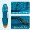 10' 6" Inflatable Stand Up Paddle Boards, Ultra-Light Paddleboard with Premium SUP Paddle Board Accessories, Anti-Slip EVA Deck for Youth & Adults (Paddle Board + Aluminum Alloy Paddle) view 4