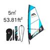 10' 6" Inflatable Stand Up Paddle Boards, Ultra-Light Paddleboard with Premium SUP Paddle Board Accessories, Anti-Slip EVA Deck for Youth & Adults (5 Sail) view 2