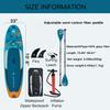 10' 6" Inflatable Stand Up Paddle Boards, Ultra-Light Paddleboard with Premium SUP Paddle Board Accessories, Anti-Slip EVA Deck for Youth & Adults (Paddle Board + semi-Carbon Fiber Paddle) view 2