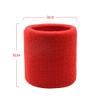 Sweatbands Sports Wristbands for Kids and Women - 3 inch Elastic Athletic Wrist Bands for Tennis, Basketball, Running, Working Out (red) view 3