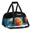 Custom Travel Bag Kids Gym Bag with Name Small Sport Tote Bag As Gifts for Boys and Girls Basketball view 3