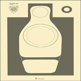 48 Pk, Ialefi Q Target W/Added Pelvic Zone Gray Size: 23" X 35"