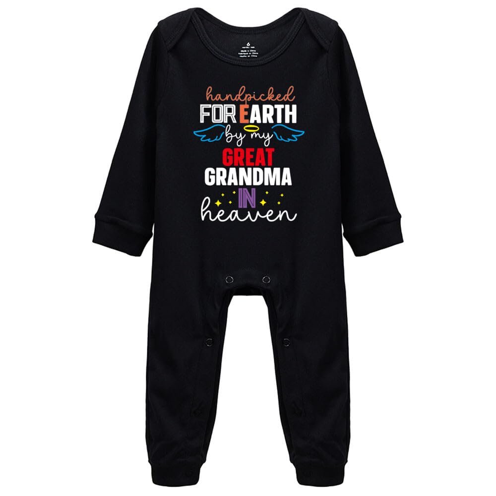 Hand Picked for Earth by My Great Grandpa in Heaven Unisex Baby Bodysuits