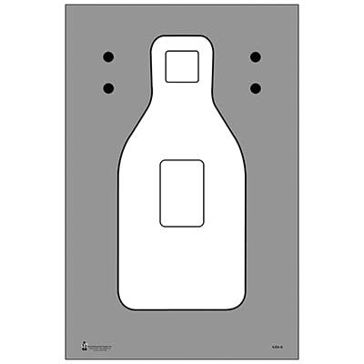 48 Pk, Iowa Law Enforcement Academy Training & Qualification Q Target 50 Lb White Paper Black Ink Size: 23" X 35"