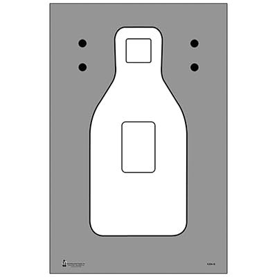 48 Pk, Iowa Law Enforcement Academy Training & Qualification Q Target 50 Lb White Paper Black Ink Size: 23" X 35"