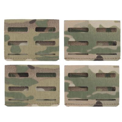 Belt Molle Adapter, Versatile Insert System Removable Molle Panels for 2 Tactical Belt and Loop Surface 4 Pack (Camo)