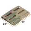 Belt Molle Adapter, Versatile Insert System Removable Molle Panels for 2 Tactical Belt and Loop Surface 4 Pack (Camo) view 2