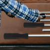 Baluue 8pcs Ergonomic Foosball Handles Replacement Grips for Standard Table Soccer Skid Design for Improved view 3