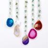 FANCUF Natural Crystal Crushed Stone Life Tree Dream Catching Net Pendant Wind Chime Pendant view 4