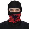 Albanian Flag Balaclava Face Mask Ski Full Face Mask Windproof Sun UV Protection Hood for Women Men, vfhjdfg4334 view 1
