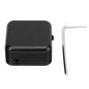 Sempoda Portable Billiard Chalk Holder, Magnetic Pool Snooker Chalk Case, Durable Snooker Chalk Storage Box, Aluminum Alloy Magnetic Chalk Box Holder(Black)
