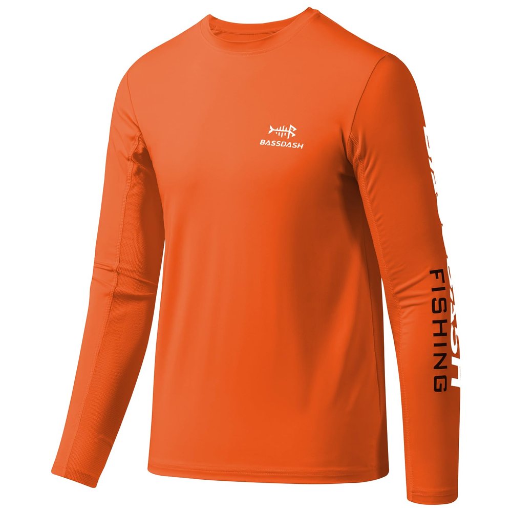 BASSDASH Youth Fishing T Shirts UPF 50+ Long Sleeve Performance UV Protection Tee for Boys Girls