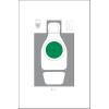 24 Pk, 67% Reduced Ialefi-Qpma Target Printed On Standard Thickness Paper (Not Cardstock) Black & Green Size: 18" X 28" view 1