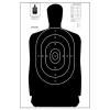 24 Pk, Official NRA B-27 Full-Size Silhouette On Light Paper Target (B-27S) 24" X 45" Target Contains Official NRA Target Logo view 1
