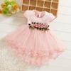 Baby Girls Tulle Dress Sleeveless Floral Butterfly Tutu Dress Toddler Girls Birthday Party Princess (Pink, 6-12 Months) view 2