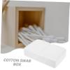 BESPORTBLE 4pcs Organizer Box Lid for Cotton Swabs Reusable Cotton Pad Dispenser Cosmetics Storage Case Elegant and Practical Desktop Box view 3