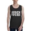TEEMAD Biden-Sucks Tank Top Shirts Workout T Casual Crewneck Sleeveless T-Shirts for Mens Black view 1