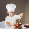 KALIONE Chef Hat for Kids Adjustable White Chef Hats Elastic Cotton Cooking Cap Kitchen Chef Caps for Cooking Baking Party School Home view 3