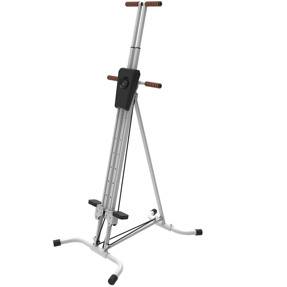 Obetuens Home Climber, Heavy Duty Steel Frame Vertical Fitness Climber Machine Folding Cardio Exercise Climbing Machine for Develop Your Shoulders,Back, arms, abs, and Much More