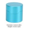 Sempoda Aluminum Alloy Pool Chalk Holder Case, Durable Round Billiard Chalk Box for Enhanced Grip and Performance, Pool Sports Accessories(Blue) view 2