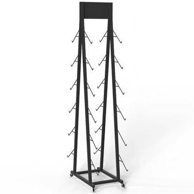 Floor-standing Skateboard Rack Snowboard Display Stand, Home Gym Garage Shop Organize Holder, Metal Storage Shelves For Deck Longboard Snowboard ( Color : Black , Size : 30x55x155cm/11.81x21.65x61.02i