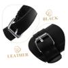 LIFKOME Black Pu Leather Sword Belt Holder Elegant Sword Frog Easy Installation view 2