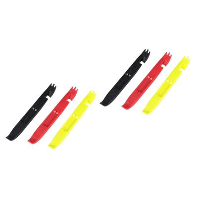 CALLARON 6pcs High Strength Tire Levers Ergonomic Bike Tire Pry Bar Compatible Mountain and Road Includes Yellow Levers