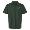 Campus Lab Plymouth State University Primary Logo Men's Adult 100% Cotton Knit Polo Shirt, Hunter Green, XX-Large view 1