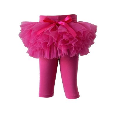 Kids Toddler Baby Girls Spring Summer Solid Ruffle Tulle Tutu Dress Mini Tutu Skirt Easter Gifts (Hot Pink, 4-5 Years)
