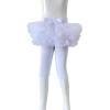 Kids Toddler Baby Girls Spring Summer Solid Ruffle Tulle Tutu Dress Mini Tutu Skirt Easter Gifts (White, 18-24 Months) view 2