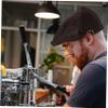CALLARON 3pcs Chef Cap Breathable BBQ Cooking Hat for Waiter Catering Restaurant Uniform Caps view 3