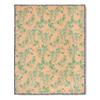 Johnny Was Tigres Travel Blanket Cream Reversible Blue Floral Home Lounge New view 2