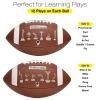 Xcello Sports Huddle Hero Mini Football 2-Pack w/Pump (Black and Brown) view 3