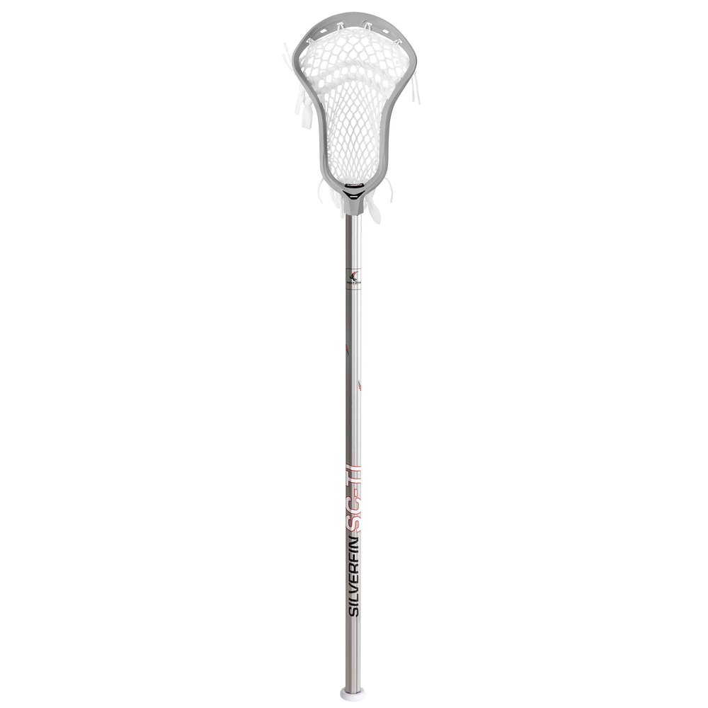 Silverfin Mens Complete Lacrosse Stick with Mesh Pocket | Youth Lacrosse Stick: Smooth, Lightweight & Durable with Sturdy Construction | Kids Lacrosse Sticks | Boys Lacrosse Stick