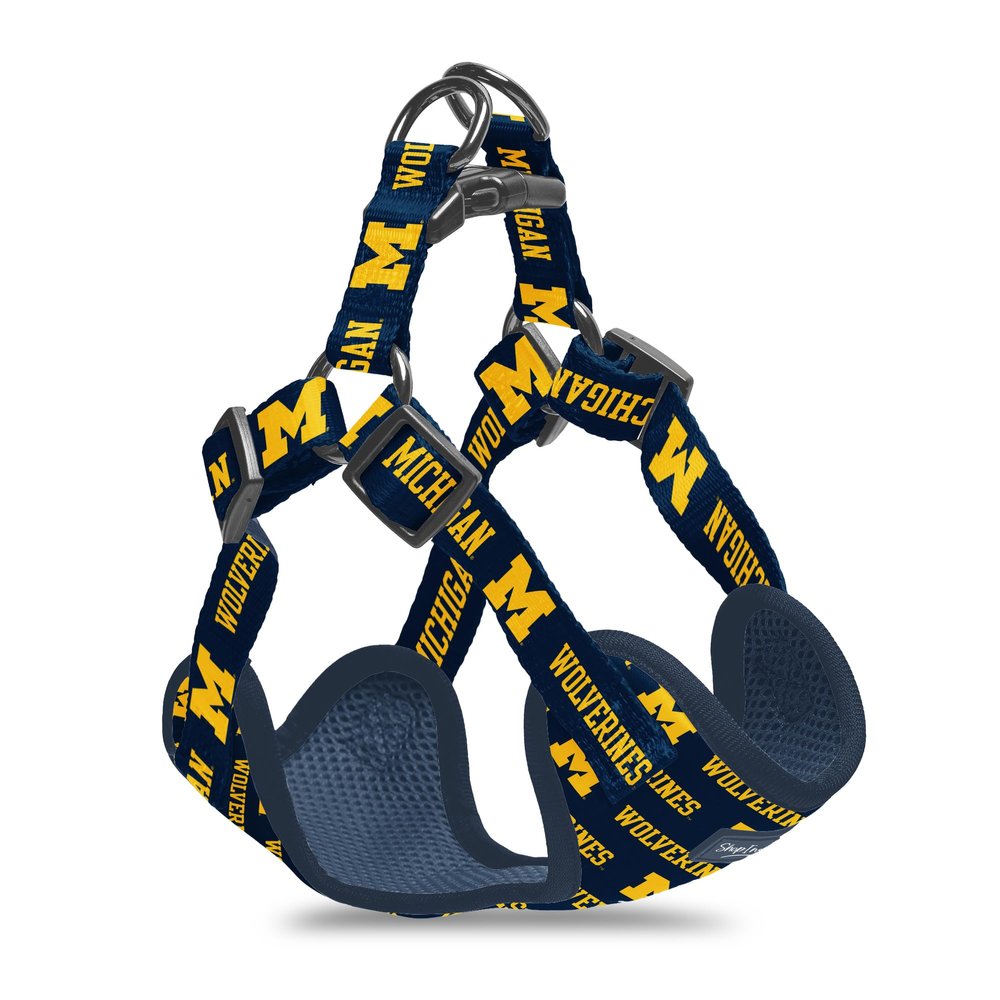 Michigan Wolverines Officially Licensed Dog Harness | Adjustable, Comfortable, Sturdy, and Long Lasting (Extra Small)