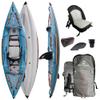 Spinera Tenaya Kayak 120-1 Person | 12 ft x 35.5 in | Performance Recreational | Allround | Full Inflatable | Reinforced SpinTEX Tubes | Light Weight Durable | Pro High Back Seat w. Air Cushion view 1
