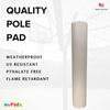 We Pad It Goal Post Pad, 6 FT Tall, 2 Thick Foam, Hook/Loop Closure, Indoor/Outdoor, Weatherproof, UV-Resistant, Pickleball Post Pad view 4